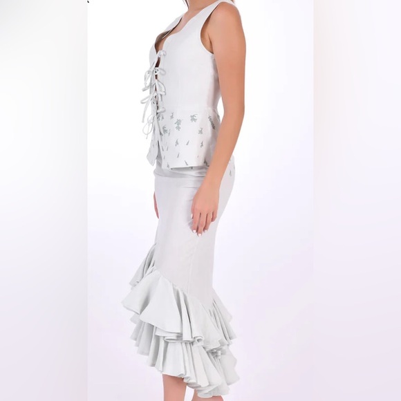 NWT FANM MON Flamen Top & Skirt Set | Mint Green × 1
S / Mint Green - Picture 6 of 9